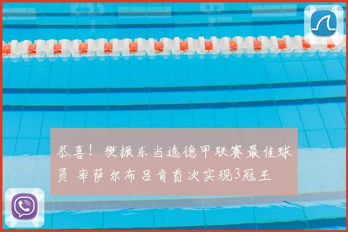 恭喜!樊振东当选德甲联赛最佳球员 率萨尔布吕肯首次实现3冠王