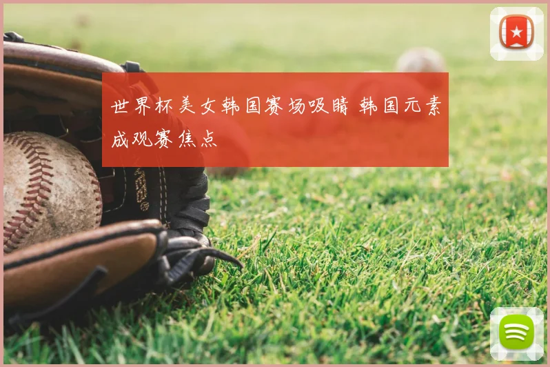 世界杯美女韩国赛场吸睛 韩国元素成观赛焦点
